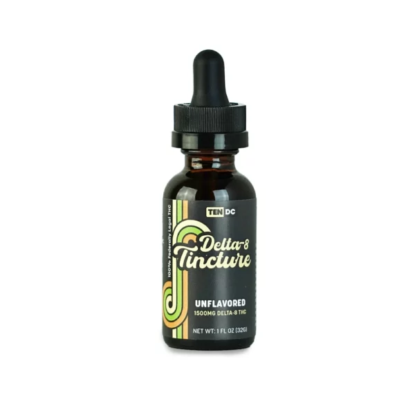 Unflavored Delta-8 Tincture - 1500mg