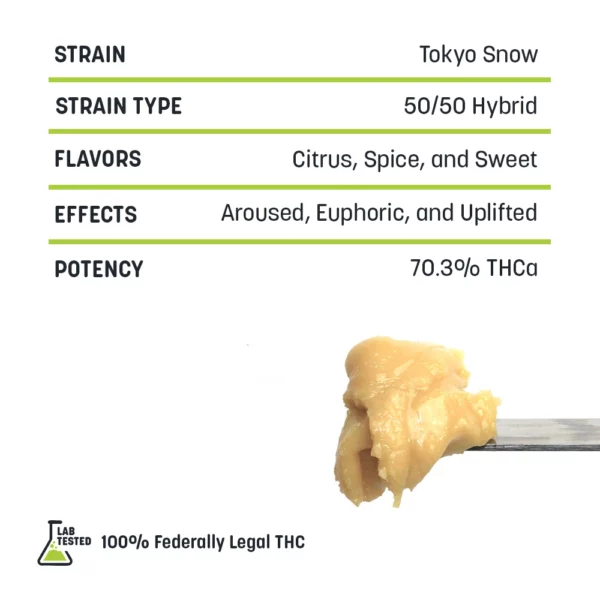 Tokyo Snow - THCa Badder - Image 2